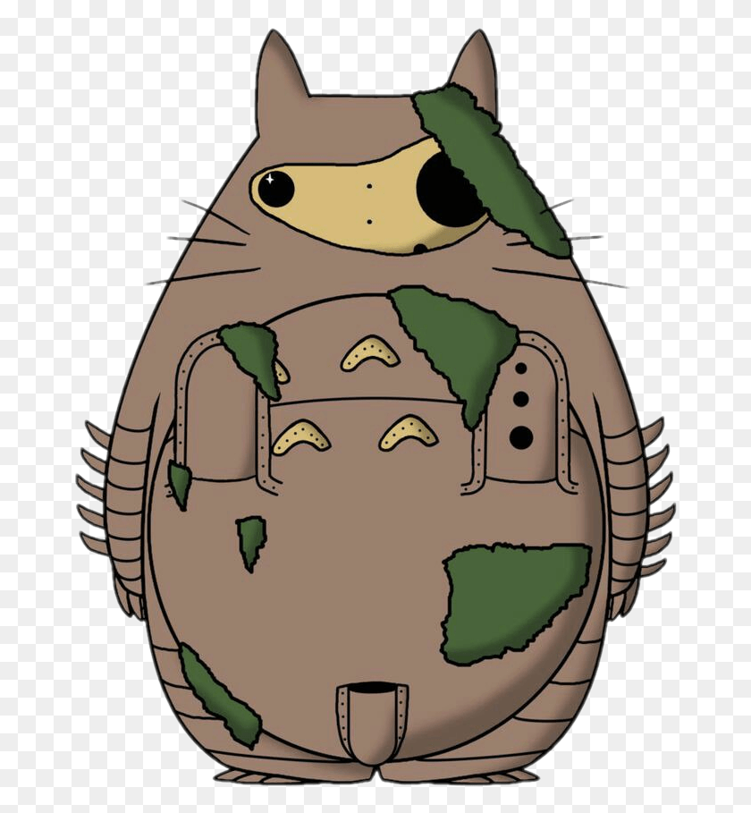674x849 Totoro Sticker Cartoon, Food, Animal, Plant HD PNG Download