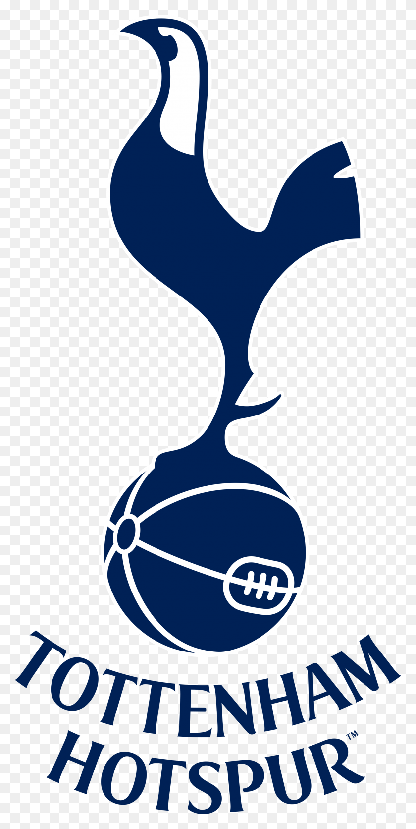 2400x4963 Tottenham Hotspur Logo Transparent Tottenham Logo, Hourglass, Antelope, Wildlife HD PNG Download