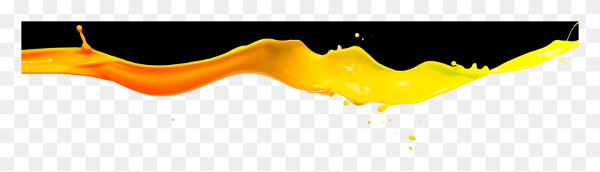 1920x447 Touchup Rx Paint Graphic Divider Желтая Капля, Сок, Напиток, Напиток Png Скачать