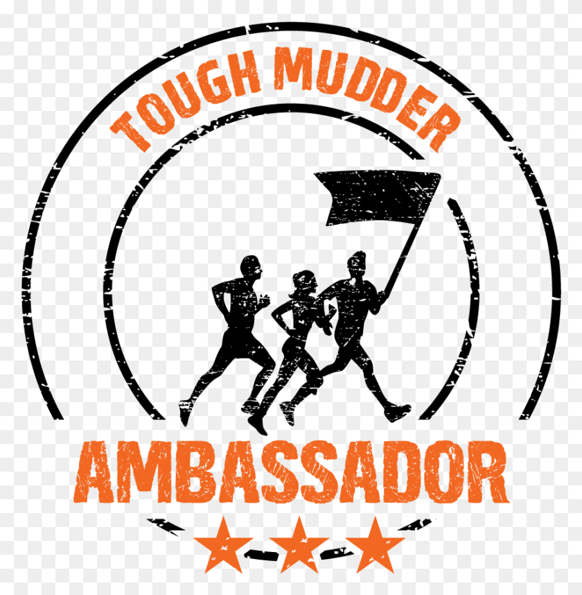 854x874 Descargar Png Tough Mudder Ambassador Logo, Texto, Símbolo, Marca Registrada Hd Png