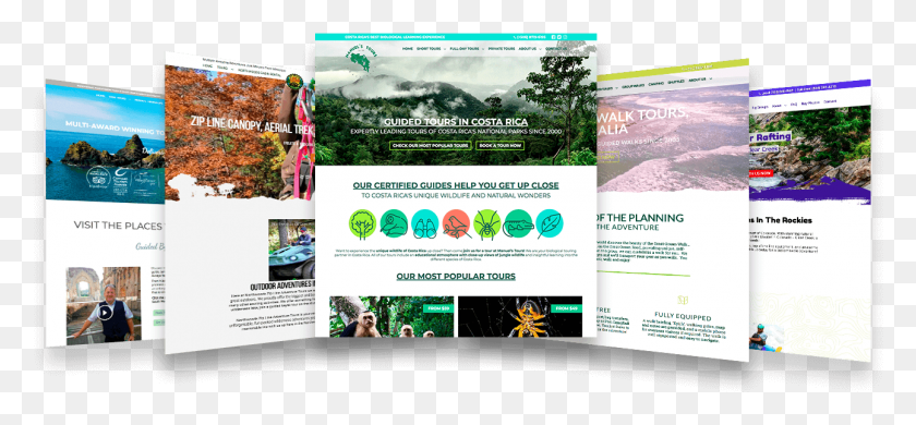 1292x548 Tourismtiger Websites Are Not Only More Responsive Online Advertising, Poster, Advertisement, Flyer HD PNG Download