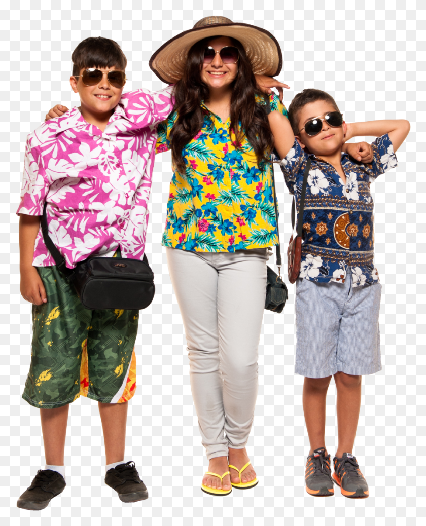 895x1123 Tourist Family Costume Idea Dress Like A Tourist, Clothing, Person, Shorts HD PNG Download