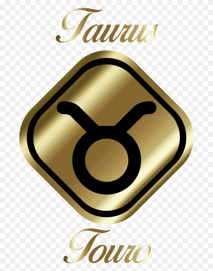 691x1010 Touro Taurus Sign Signo Horscopo Horoscope Gold Horoscope, Number, Symbol, Text HD PNG Download