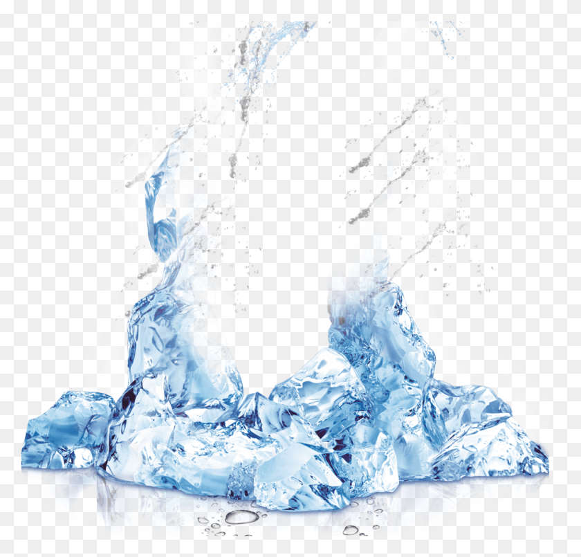 1001x957 Towel Effect Ice Textile Microfiber Cold Clipart Ice Cube Effect, Outdoors, Nature, Water Descargar Hd Png