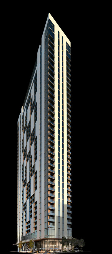 370x840 Tower Block, Office Building, Building, Condo HD PNG Download