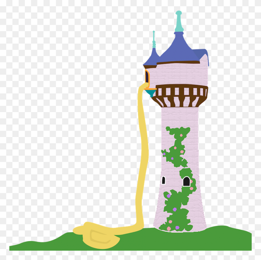 905x900 Tower Clipart Castle Rapunzel Tower Clipart, Architecture, Building, Pillar HD PNG Download