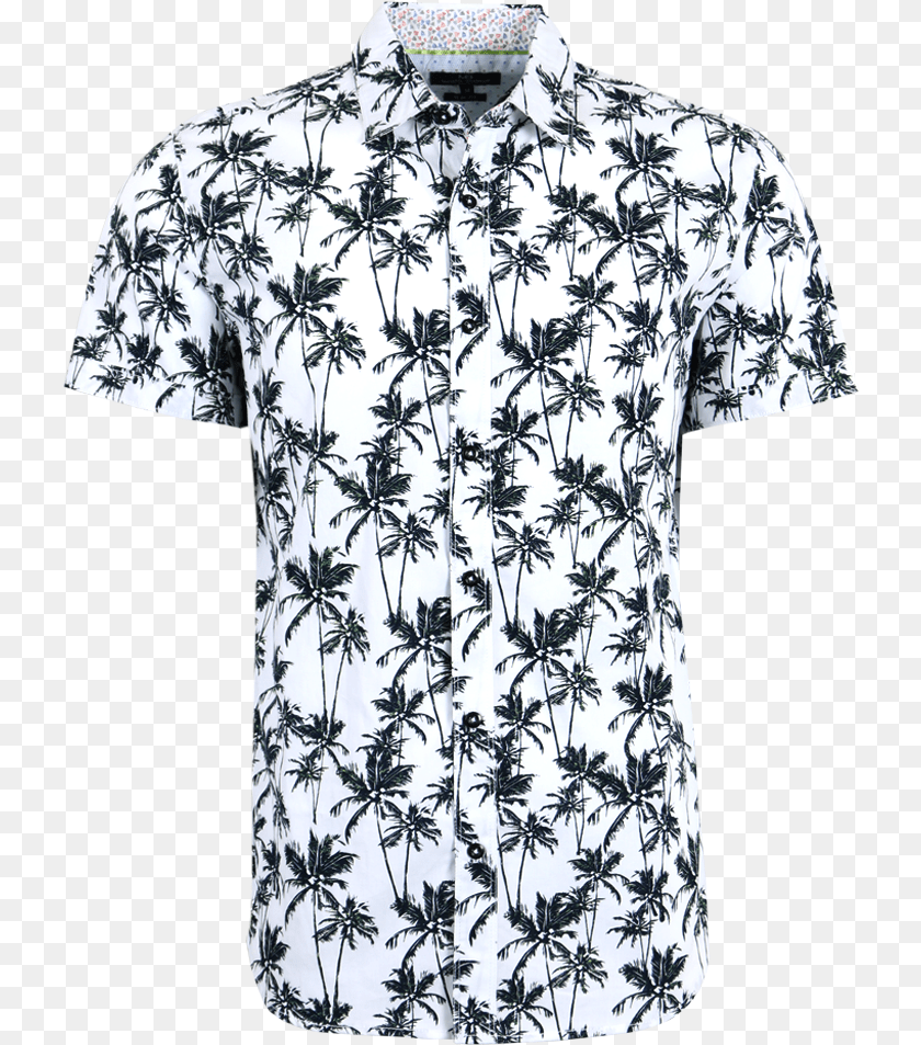 728x953 Towering Palms Shirt, Beachwear, Clothing, Pattern, T-shirt Clipart PNG