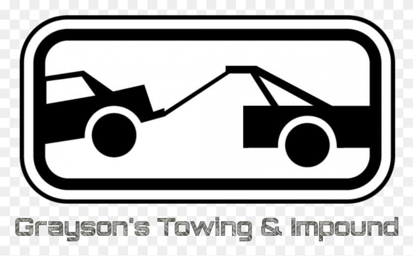 1057x626 Towing Amp Impound Is A Privately Run Towing Tow Away Zone Sign, Lawn Mower, Tool, Vehicle HD PNG Download