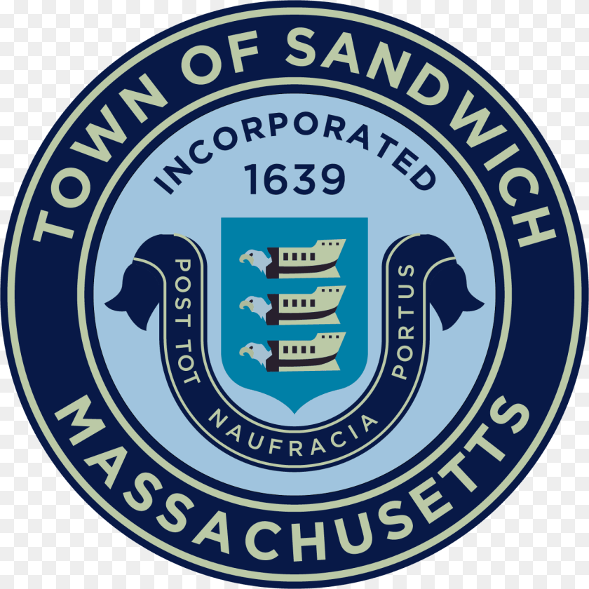 Town Of Sandwich, Logo, Badge, Symbol, Emblem PNG