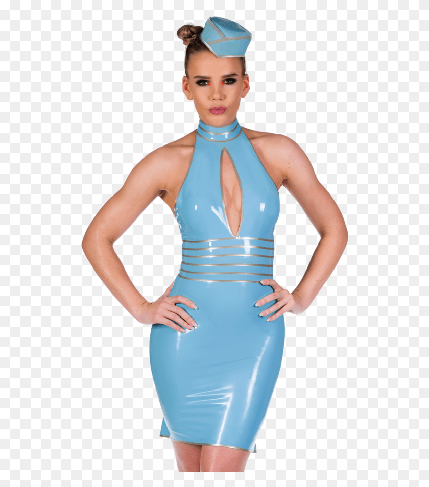 524x894 Toxic Dress Latex Clothing, Latex Clothing, Spandex, Person HD PNG Download