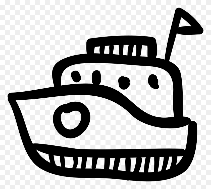 980x874 Toy Boat Comments Icon, Clothing, Apparel, Stencil HD PNG Download