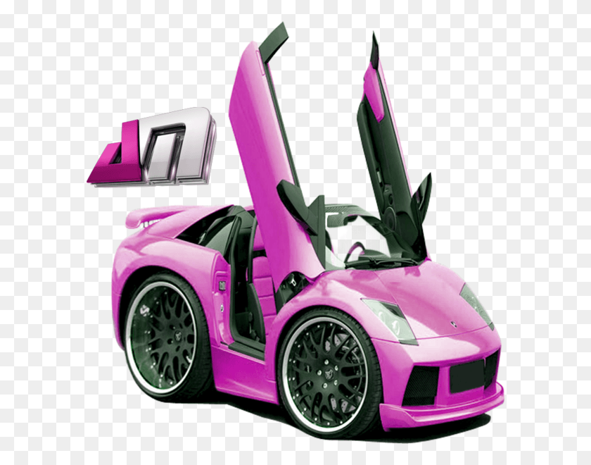 594x600 Toy Lambo Pink Lamborghini, Car, Vehicle, Transportation HD PNG Download
