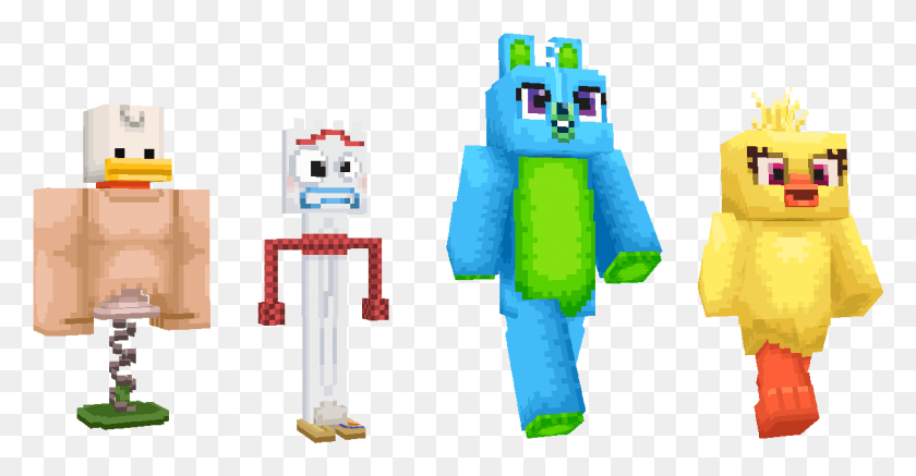 1211x586 Toy Story Bunny Minecraft, Toy, Robot, Machine HD PNG Download