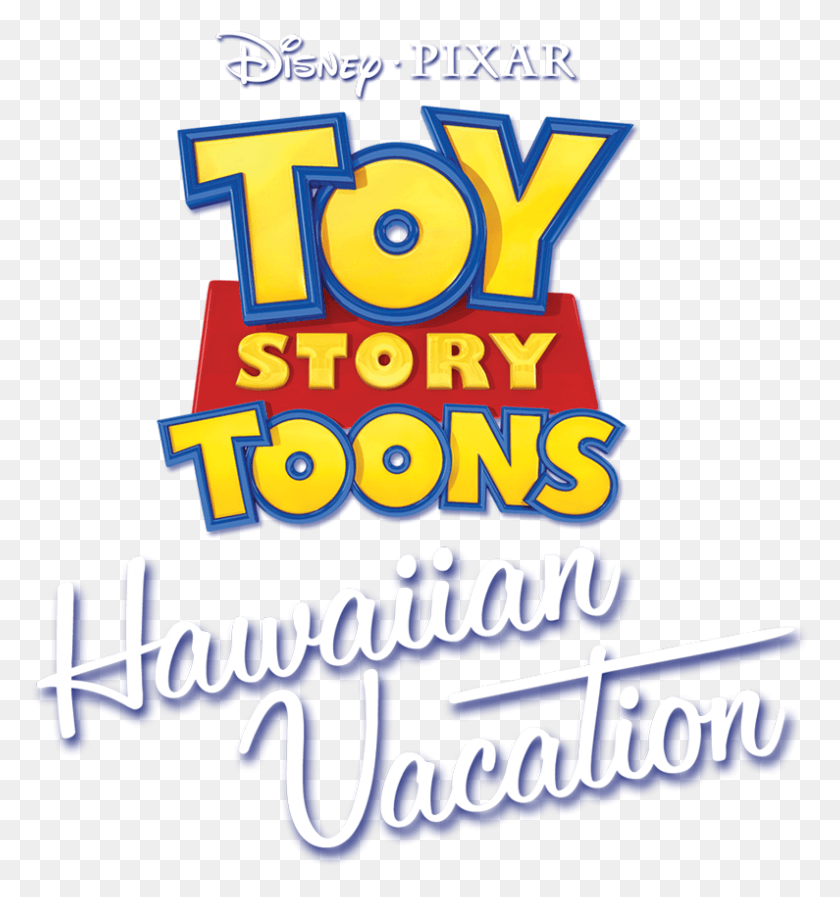 795x854 История Игрушек Toons Гавайские Каникулы Disneylife Toy Story Toons Logo, Текст, Алфавит, Флаер Png Скачать