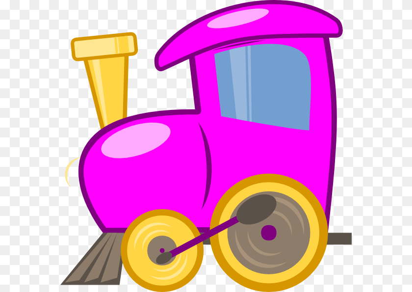 594x595 Toy Train Background, Bulldozer, Machine, Purple Transparent PNG