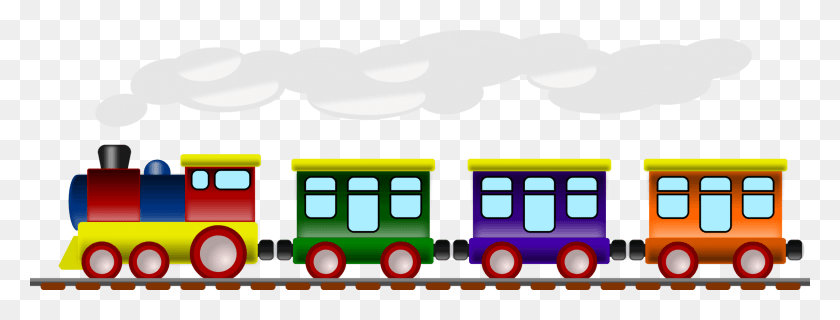 2244x750 Toy Trains Amp Train Sets Wooden Toy Train Railroad Car Clip Art Train Set, Bus, Vehicle, Transportation HD PNG Download