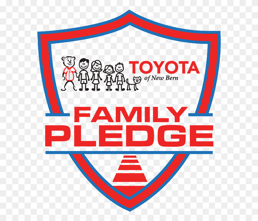 599x660 Descargar Png Toyota Of New Bern Family Plan Emblem, Etiqueta, Texto, Logo Hd Png