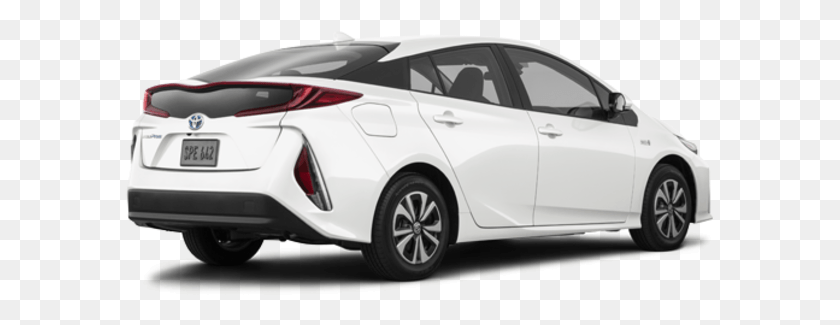 591x265 Descargar Png Toyota Prius Prime 2019 Prius Prime Blanco, Coche, Vehículo, Transporte Hd Png