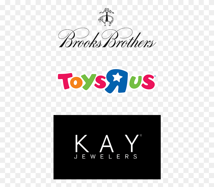 422x675 Toyrs R Us, Brooks Brothers, Kay Jewlers, Toys R Us, Texto, Etiqueta, Logotipo Hd Png
