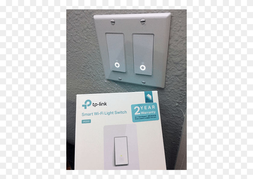 401x534 Tp Link Smart Wi Fi Light Switch Package Door, Электрическое Устройство Hd Png Скачать