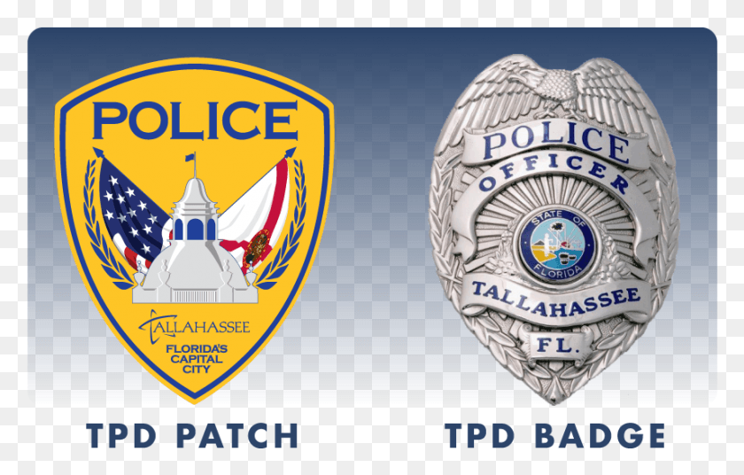 857x524 Tpd Uniform Patch Amp Badge Tallahassee Police Department Badge, Logo, Symbol, Trademark HD PNG Download