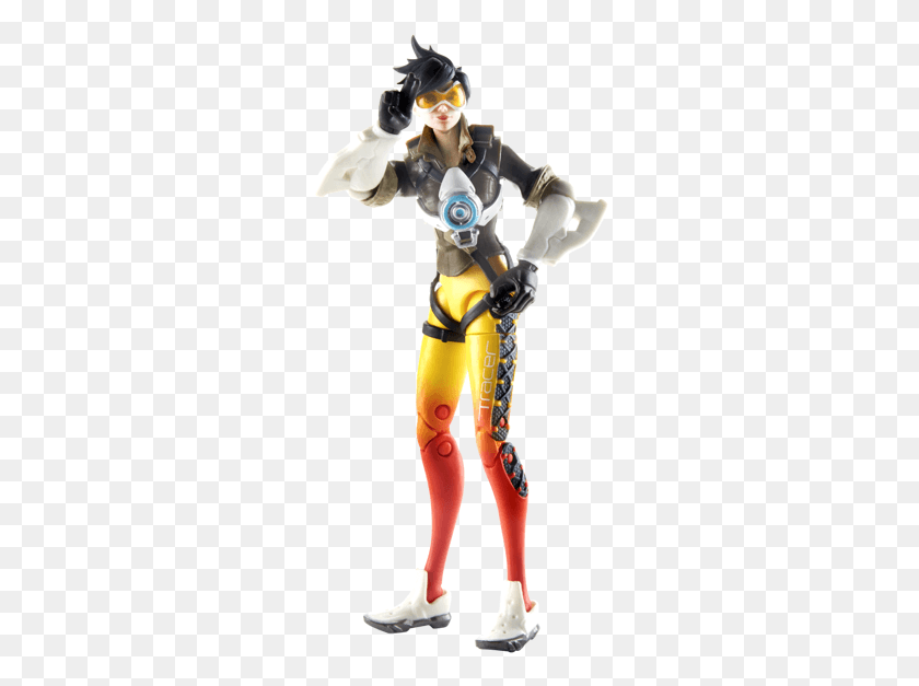275x567 Tracer 6 Ultimates Series Collectible Action Figure Hasbro Overwatch Action Figures, Robot, Figurine, Person HD PNG Download