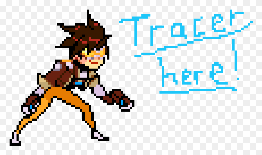 1071x601 Tracer Pixel Spray Overwatch Tracer Pixel Spray, Text, Urban, Parade HD PNG Download