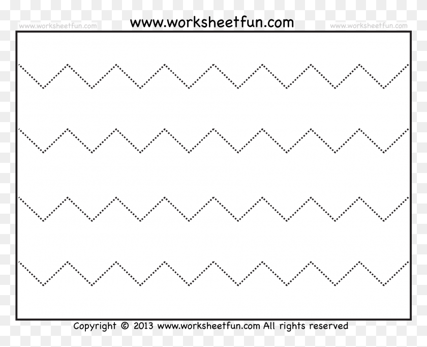1810x1444 Tracing Zig Zag Lines Worksheets With 25 Images Of Line Art, Text, White, Texture HD PNG Download