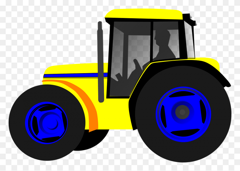 960x667 Tractor Clipart At Getdrawings Tractor, Vehicle, Transportation, Fire Truck HD PNG Download