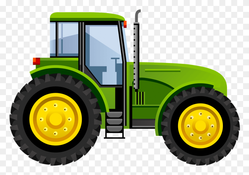 955x648 Tractor Clipart Construction Tractor Clipart, Vehicle, Transportation, Wheel HD PNG Download