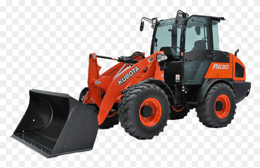 854x529 Tractor Kubota Loader, Vehicle, Transportation, Bulldozer HD PNG Download