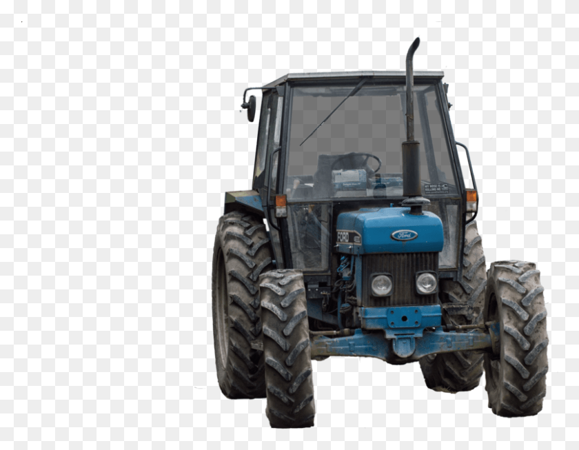 805x613 Tractor Transparent Fordson, Vehicle, Transportation, Bulldozer HD PNG Download