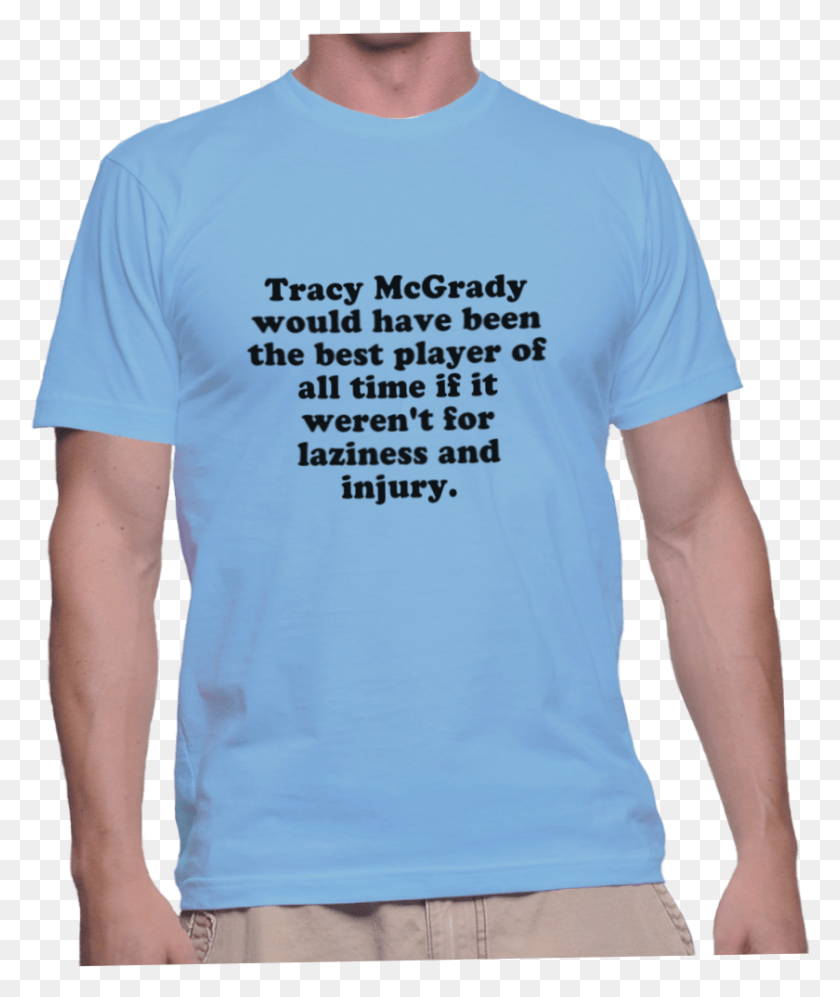 840x1010 Tracy Mcgrady Would Have Been The Best Player Of All Active Shirt, Clothing, Apparel, Sleeve HD PNG Download