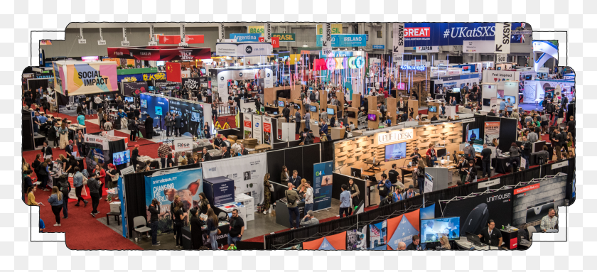 2394x994 Trade Show South By Southwest HD PNG Download