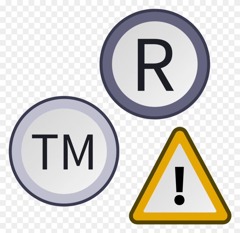 1025x993 Trademark Warning Symbol Copyright Trademark Symbol, Sign, Road Sign, Text HD PNG Download