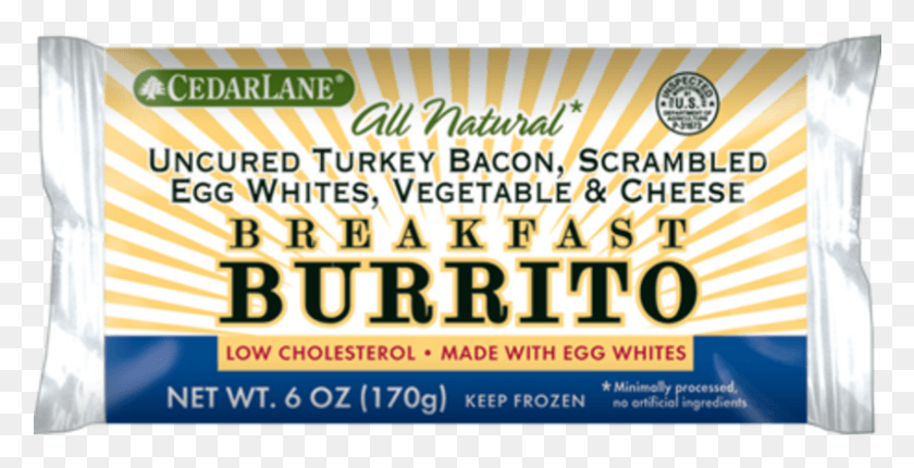 801x380 Trader Joe39s Cedarlane Uncured Turkey Bacon Scrambled Breakfast, Advertisement, Poster, Text HD PNG Download