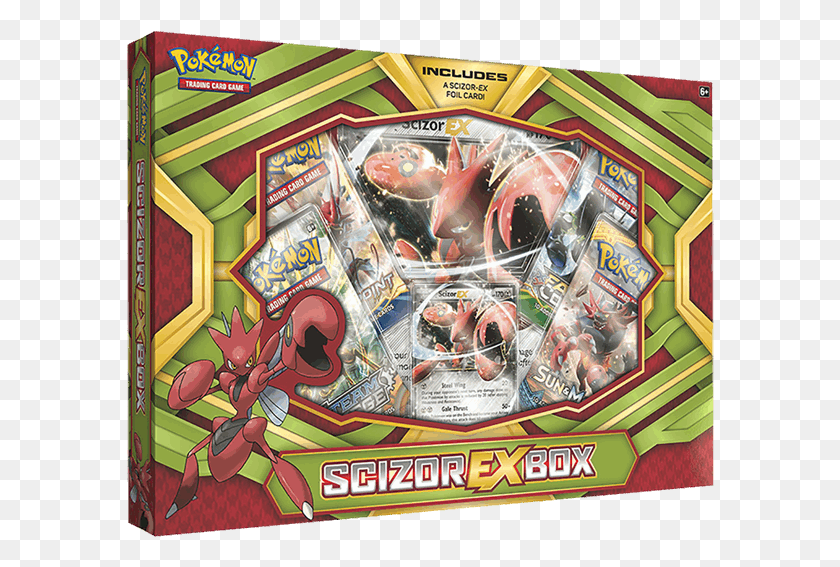 588x507 Trading Cards Pokemon Scizor Ex Box, Arcade Game Machine HD PNG Download