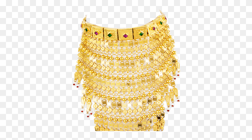 363x407 Traditional Gold Necklace Designs In Qatar, Hip, Accessories, Accessory HD PNG Download