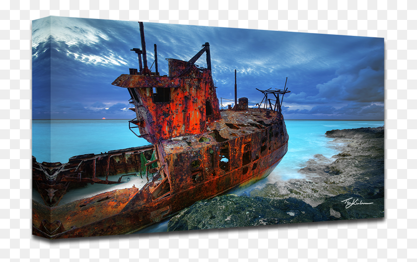 725x467 Traditional Photo Paper Or Canvas Gicle Canvas Vs Print Art, Boat, Vehicle, Transportation Descargar Hd Png