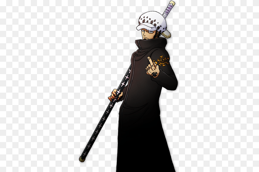 332x557 Trafalgar Law Render By Proxon D6iwmhx One Piece Law, Sword, Weapon, People, Person Clipart PNG