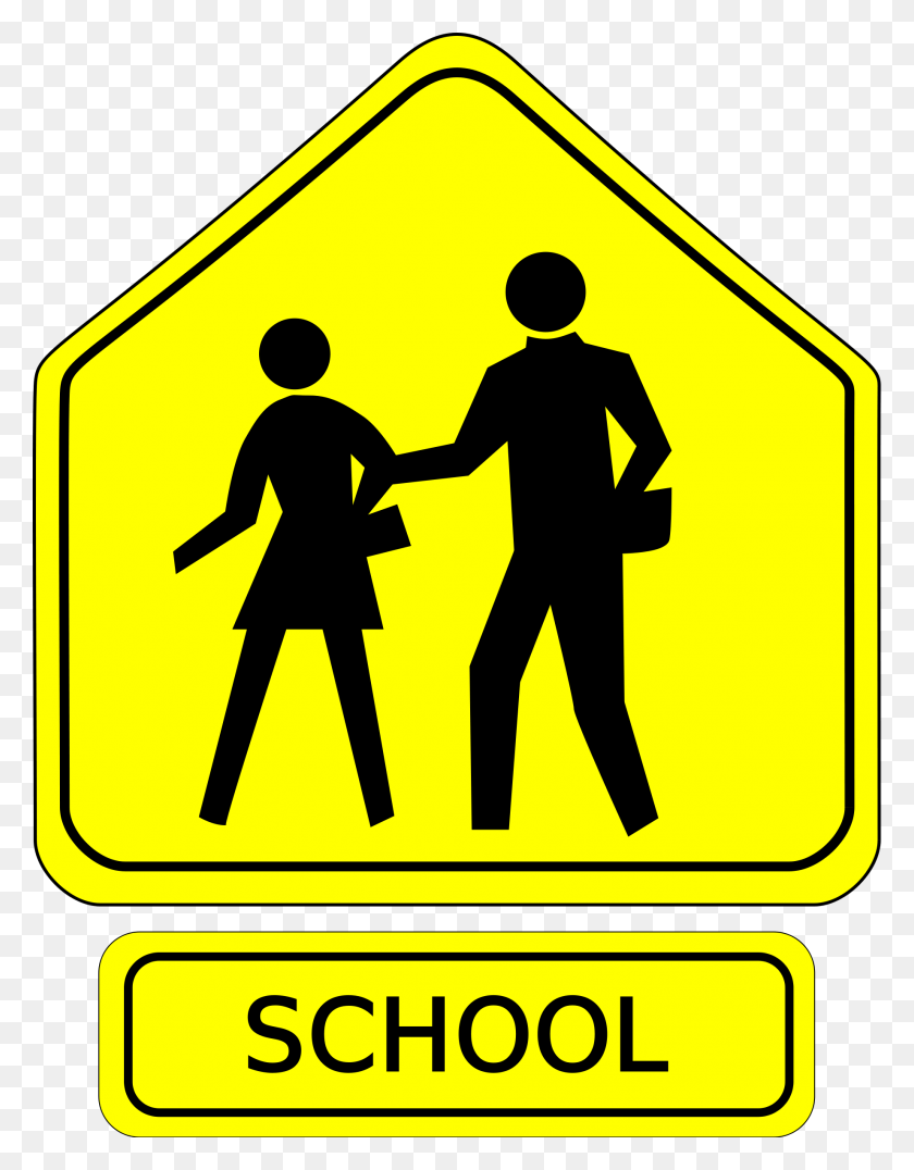 1841x2400 Traffic School Zone Sign Clipart, Person, Human, Symbol HD PNG Download
