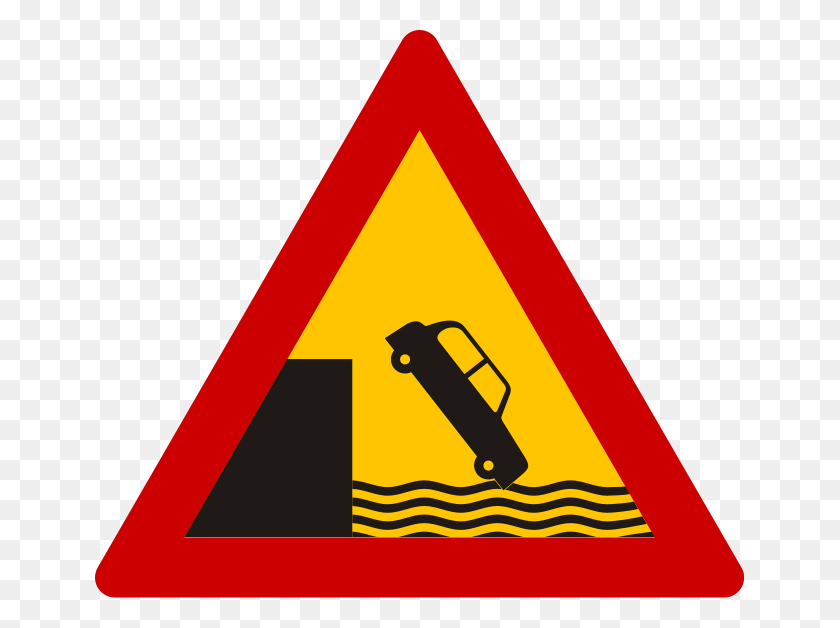 649x568 Traffic Sign Gr Danger Falling Rocks Sign, Symbol, Road Sign, Triangle HD PNG Download