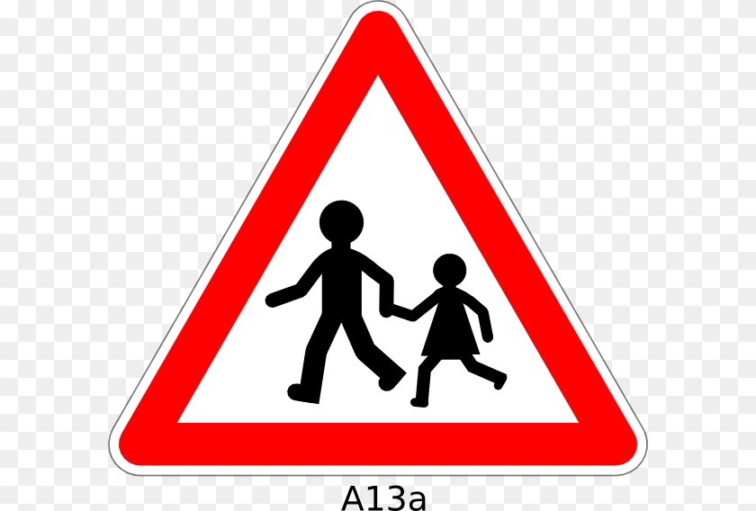 600x568 Traffic Sign School Ahead, Symbol, Road Sign, Boy, Child Transparent PNG