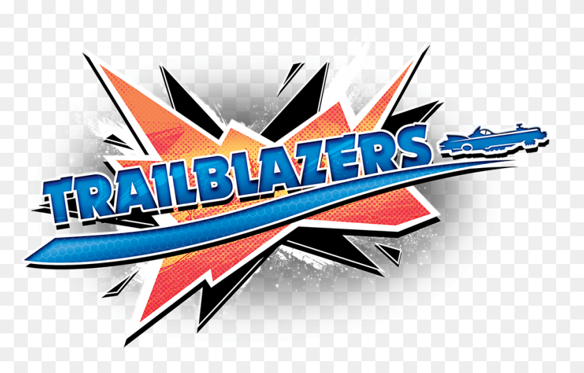 926x567 Trailblazers Is A Fresh New Co Operative Racing Title Trailblazers Game Logo, Graphics, Text HD PNG Download