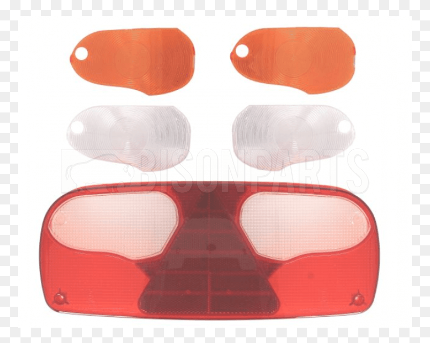 771x611 Trailer Ecopoint Rear Lamp Lens Rhlh With Triangle Oval, Accessories, Accessory, Cushion HD PNG Download