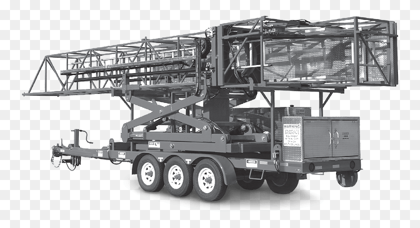 755x396 Trailer Mounted Hydra Platform Hydro Platform, Truck, Vehicle, Transportation HD PNG Download