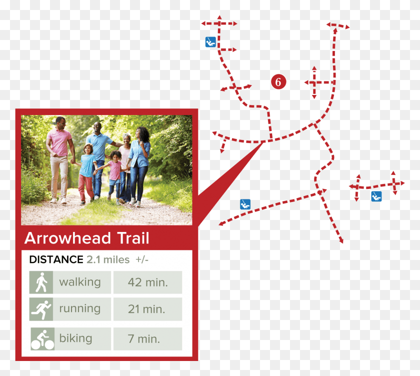 1614x1432 Trails Arrowhead Trail Parallel, Person, Human, Poster HD PNG Download