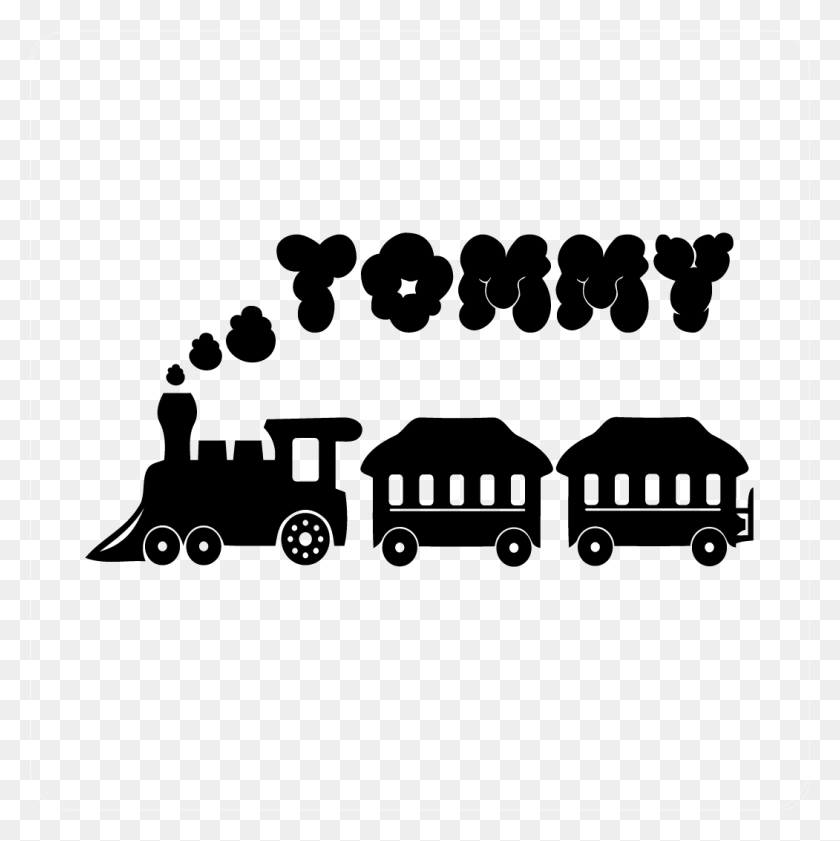 1051x1053 Train Decal Style 3 Child39s Room With Custom Name Train Decal, Text, Leisure Activities HD PNG Download