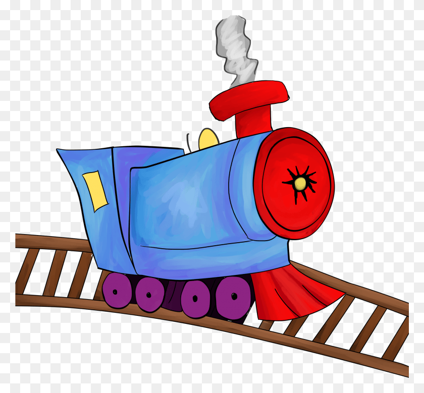 2001x1847 Train Free To Use Clip Art Train On Tracks Clipart, Outdoors, Nature, Smoke HD PNG Download