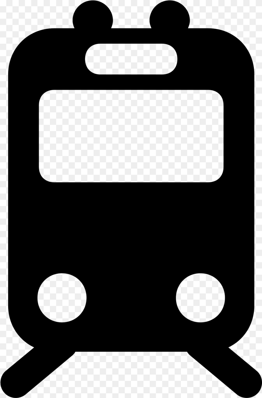 Train Icon, Gray Clipart PNG